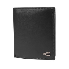 Camel Active Carteira Vertical com Porta-Moedas VEGAS Preta | Ref. 91B3470860