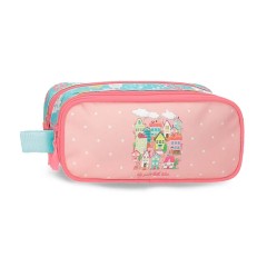 Estojo Escolar Duplo Roll Road MY LITTLE TOWN Rosa | Ref. 186.4654221
