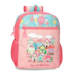 Mochila Pré-Escolar Adap. 33Cm Roll Road MY LITTLE TOWN Rosa | Ref. 186.46522D1