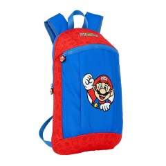 Mochila Pequena 39Cm SUPER MARIO Azul/Vermelho | Ref. 248.612108821