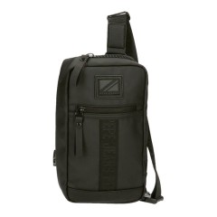 Bolsa Tiracolo / Cintura Pepe Jeans HOXTON Preta | Ref. 186.7345831