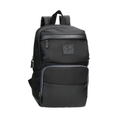 Mochila para Portátil 12” Adap. Pepe Jeans FRONTIER Preta | Ref. 186.7362031