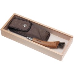 Canivete OPINEL Gourmets N.º 08 Cogumelos Cx Madeira + Bolsa | Ref. 314.OP001327
