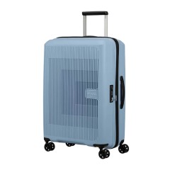 American Tourister Mala de Viagem / Trolley Médio 67cm 4R Exp. AEROSTEP Soho Grey | Ref. 92MD800208