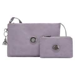 Conj. Bolsa Tiracolo e P. Moedas Kipling ATLEZ DUO Mist JQ | Ref. 187.KI6956MI5