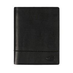 Camel Active Carteira Porta-Notas Vertical com Porta Moedas HANOI Preta | Ref. 9127970460