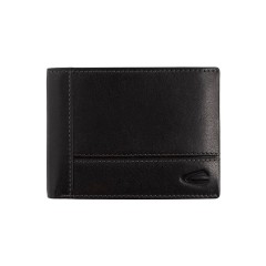 Camel Active Carteira Porta-Notas Média com Porta-Moedas TOKYO Preta | Ref. 9127070360