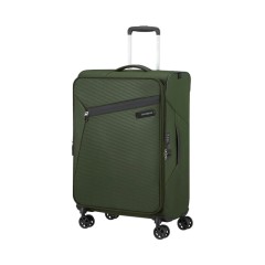 Samsonite Mala de Viagem / Trolley Médio 66cm 4R Exp LITEBEAM Verde Trepadeira | Ref. 92KL700414