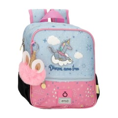 Mochila Pré-Escolar Adap. 25cm Enso DREAMS COME TRUE Multicolor | Ref. 186.94821D1