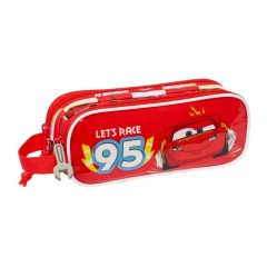 Estojo Escolar Duplo Cars LET’S RACE Vermelho