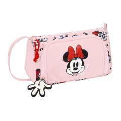 Estojo Escolar com Bolso Minnie ME TIME Rosa | Ref. 248.412312917