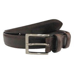 Cinto Clássico em Couro 95cm Joseph Louis 215 Castanho | Ref. 39.215C95