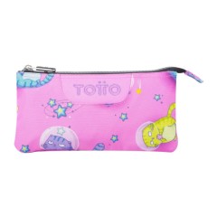 Estojo Escolar Triplo Tablero Totto 9I9 Rosa | Ref. 330.AC52ECO012Z9I9