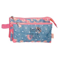 Estojo Escolar Triplo Enso LITTLE DREAMS Azul | Ref. 186.9494321