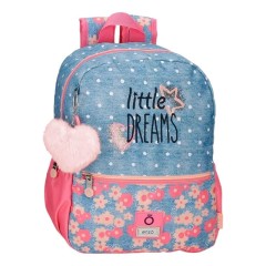 Mochila Pré-Escolar Adap. 32cm Enso LITTLE DREAMS Azul | Ref. 186.94923D1