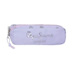 Estojo Escolar Pepe Jeans BECCA Lilás | Ref. 186.6834021