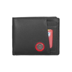 Carteira c/ Porta Cartões Removível RFID BENFICA 1187 Preta | Ref. 254.SLB1187P