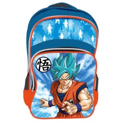 Mochila Escolar Adap. 42cm 2C DRAGON BALL Azul | Ref. 248.DB23-0138