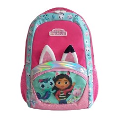Mochila Escolar 42cm Gabby’s DOLLHOUSE Rosa | Ref. 339.GD00043