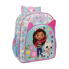 Mochila Infantil Adap. 34cm Gabby’s Dollhouse Turquesa | Ref. 339.612327185