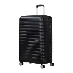 AMERICAN TOURISTER Mala de Viagem Grande 78cm 4R Exp. Flashline Preta | Ref. 92ME800309