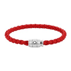 Pulseira de Homem com Anéis Montblanc 60mm Vermelha | Ref. 238.130901