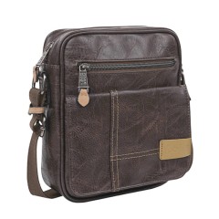 Bolsa de Tiracolo c/ Pala Lois WARREN Castanha | Ref. 237.31732102