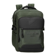Mochila Adapt. Tablet / Portátil 15.6” PEPE JEANS Bromley 24 Verde | Ref. 186.7062442