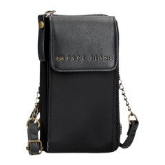 Carteira Bolsa e Porta Telemóvel PEPE JEANS Morgan Preta | Ref. 186.7925331