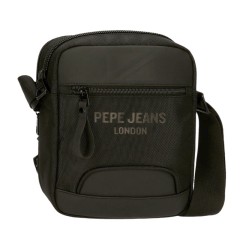 Bolsa de Tiracolo 2C Bolso Frontal PEPE JEANS Bromley 24 Preta | Ref. 186.7065541