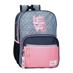 Mochila Escolar Adap. 40Cm 2C PEPE JEANS Noni Denim Multicolor | Ref. 186.68222D1
