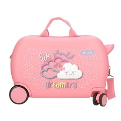 Mala de Viagem Infantil ABS 4 Rodas Easyjet ENSO Dreamers Rosa | Ref. 186.9691023