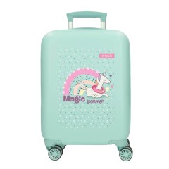 Mala de Cabine / Trolley 50cm 4 Rodas ENSO Magic Summer Turquesa | Ref. 186.9631321