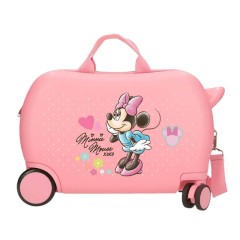 Mala de Viagem Infantil ABS 4 Rodas Easyjet MINNIE Imagine Rosa | Ref. 186.4231041