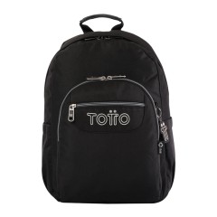 Mochila Escolar para Portátil 14” Acuareles TOTTO N01 Preta | Ref. 330.MA04ECO0012N01