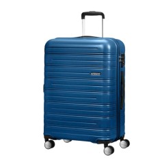 AMERICAN TOURISTER Mala de Viagem Média 67cm 4R High Turn Azul Marinho | Ref. 92MB890241