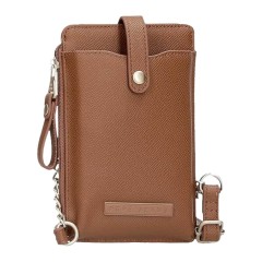 Bolsa Tiracolo Porta Telemóvel PEPE JEANS Elia Castanha | Ref. 186.7945032