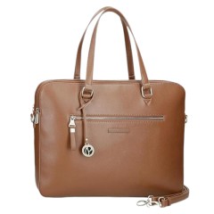 Pasta para Computador 15.6” 2C Adap. PEPE JEANS Elia Castanha | Ref. 186.7946032