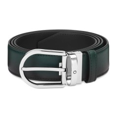 Cinto Clássico de Couro MONTBLANC Sfumato 35mm British Green | Ref. 238.198644