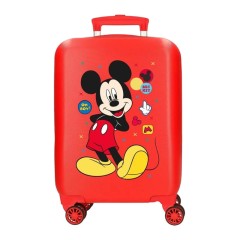 Mala de Cabine / Trolley 50cm 4R MICKEY Enjoy The Day Vermelha | Ref. 186.4681367