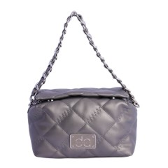 Bolsa de Tiracolo DON ALGODON Livorno Prateada | Ref. 278.0QI7828300