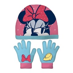 Conjunto de Gorro e Luvas Infantil 51/54 MINNIE Multicolor | Ref. 248.WD14747