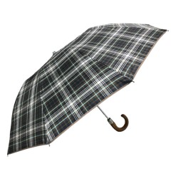 Guarda-Chuva Unisexo Dobrável Aut. 58/10 EZPELETA 10046 Xadrês Castanho | Ref. 104.10046C