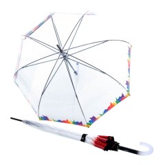 Guarda-Chuva KNRIPS Comprido C.760 Stick Manual Transparente Pride | Ref. 300.9687608609