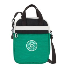 Mala de Duas Alças KIPLING Levy Deep Green Black Block | Ref. 187.40KI54596NT