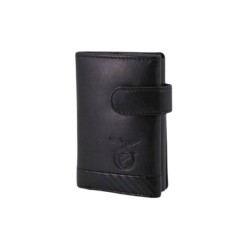 Porta-Cartões c/ Ejetor BENFICA 1289 Preta | Ref. 254.SLB1289P