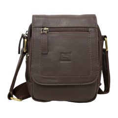 Bolsa de Tiracolo Média DOGGY Castanho | Ref. 86.NDM45C