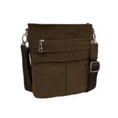Bolsa de Tiracolo PHYNÈS 3341 Castanho Escuro | Ref. 179.3341CE