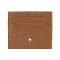 Porta-Cartões 6CC MONTBLANC Soft Grain Caramelo | Ref. 238.198368