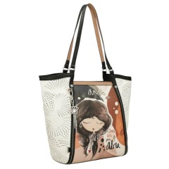 ANEKKE Mala de Ombro Shopping Alma Branca | Ref. 280.40702-321